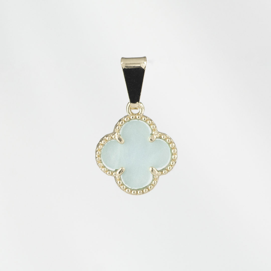 DIJE VAN CLEEF ROSADO PEQUEÑO